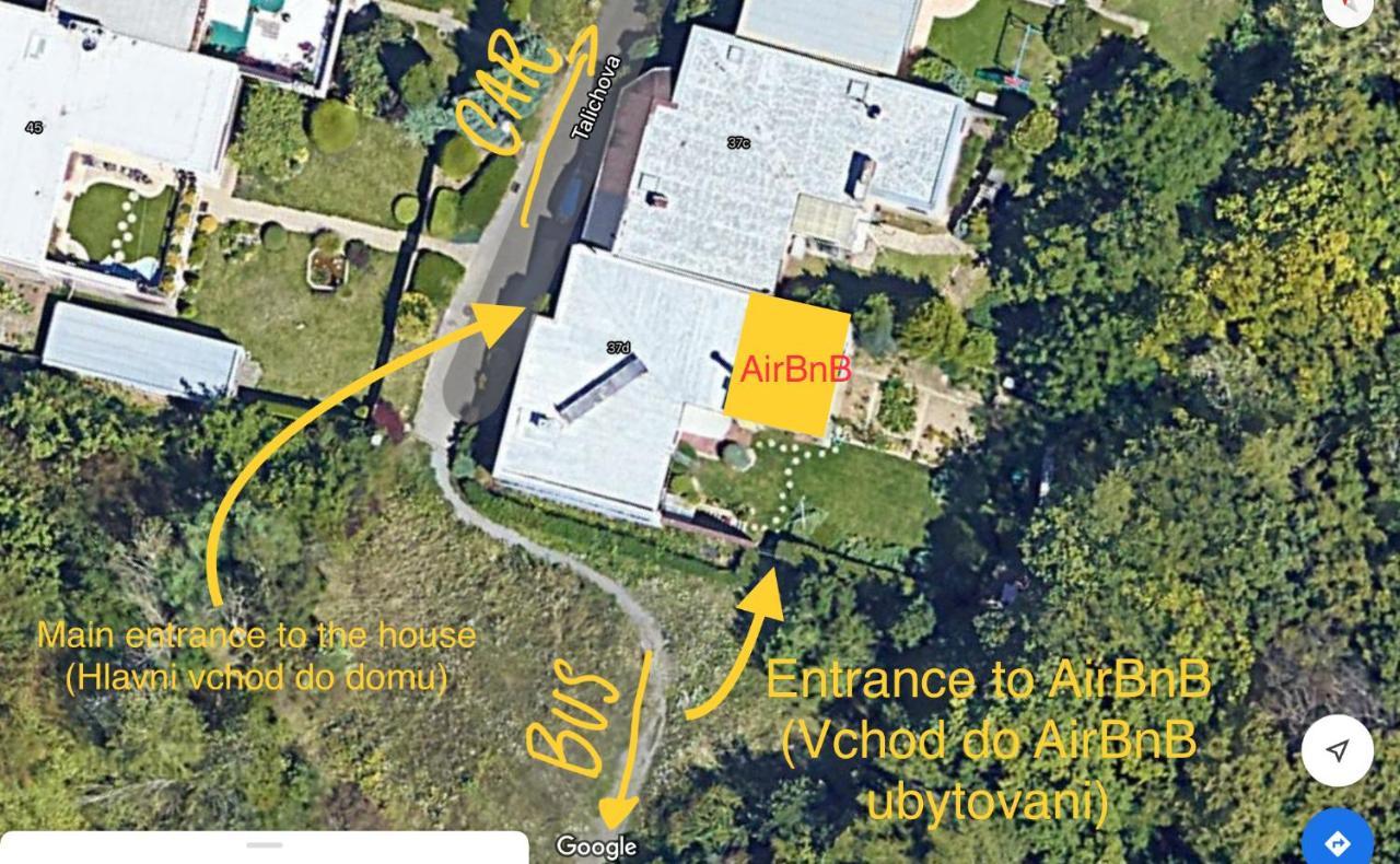 Krasny Apartman U Lesa, Trolejbus Do Centra A Bvv, Parkovani Zdarma Брно Экстерьер фото